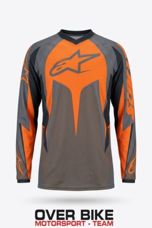Maglia Cross Enduro Alpinestars Racer Arancio - TG XL