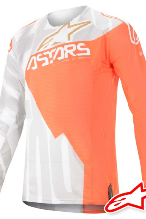 Maglia Motocross Alpinestars Techstar Factory White Taglia S