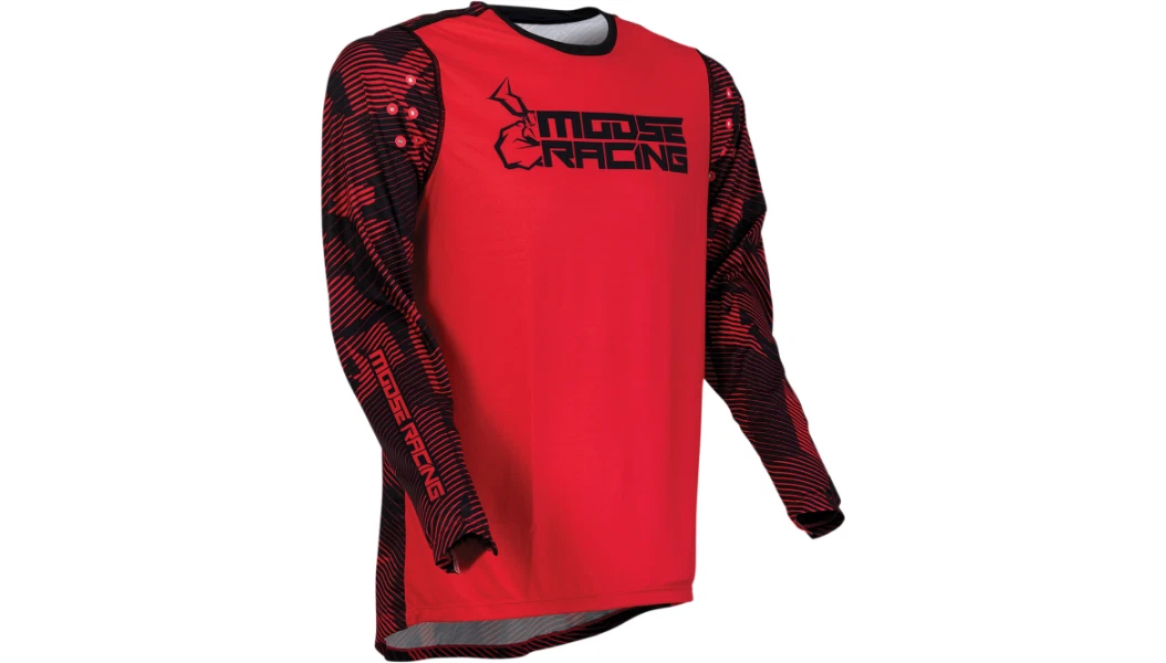 Maglia Cross Moose Racing Agroid Rosso Nero Taglia XXL