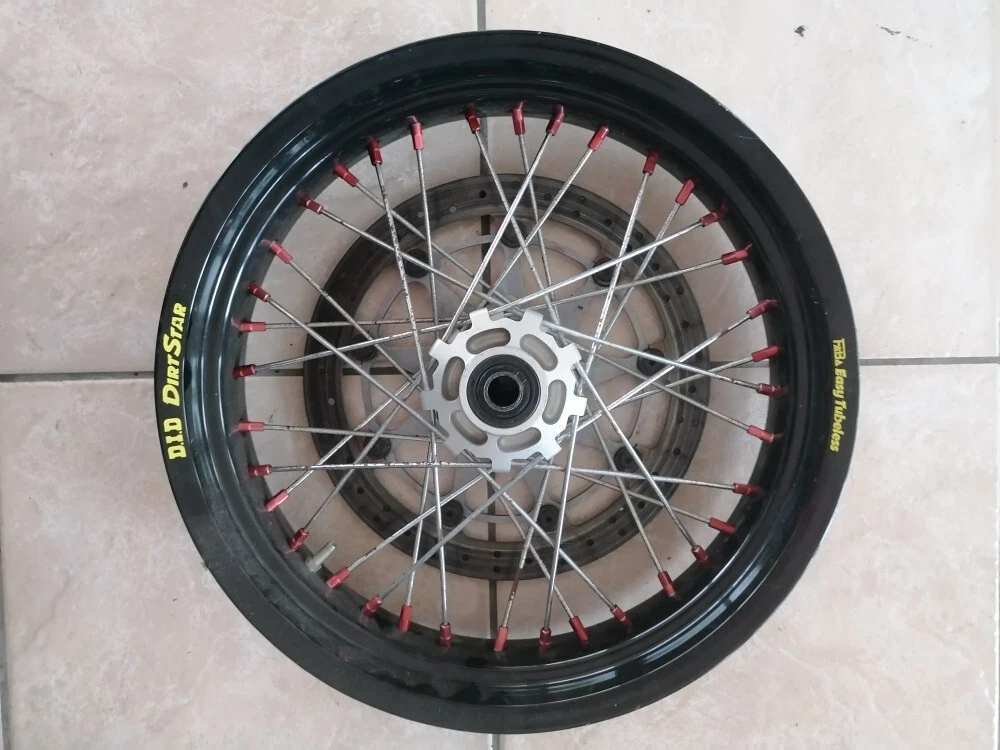 Cerchio Anteriore Supermotard 16.5" x 3.50" DID Dirt Star / FABA Easy Tubeless Honda CRF (Senza Disco)