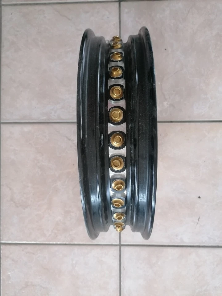 Cerchio Anteriore Supermotard 16.5" x 3.50" DID Dirt Star / FABA Easy Tubeless Honda CRF (Senza Disco) - immagine 3
