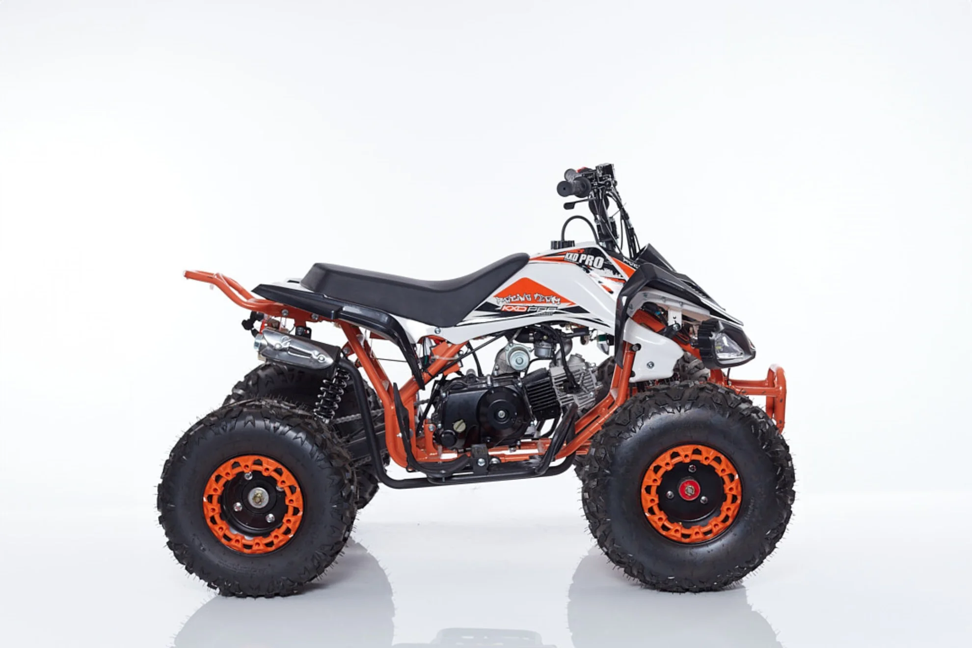 ZTech New Scorpion Pro R7 Nuovo Quad 125cc Non Omologato - Nero/Arancio Pronta Consegna - immagine 2
