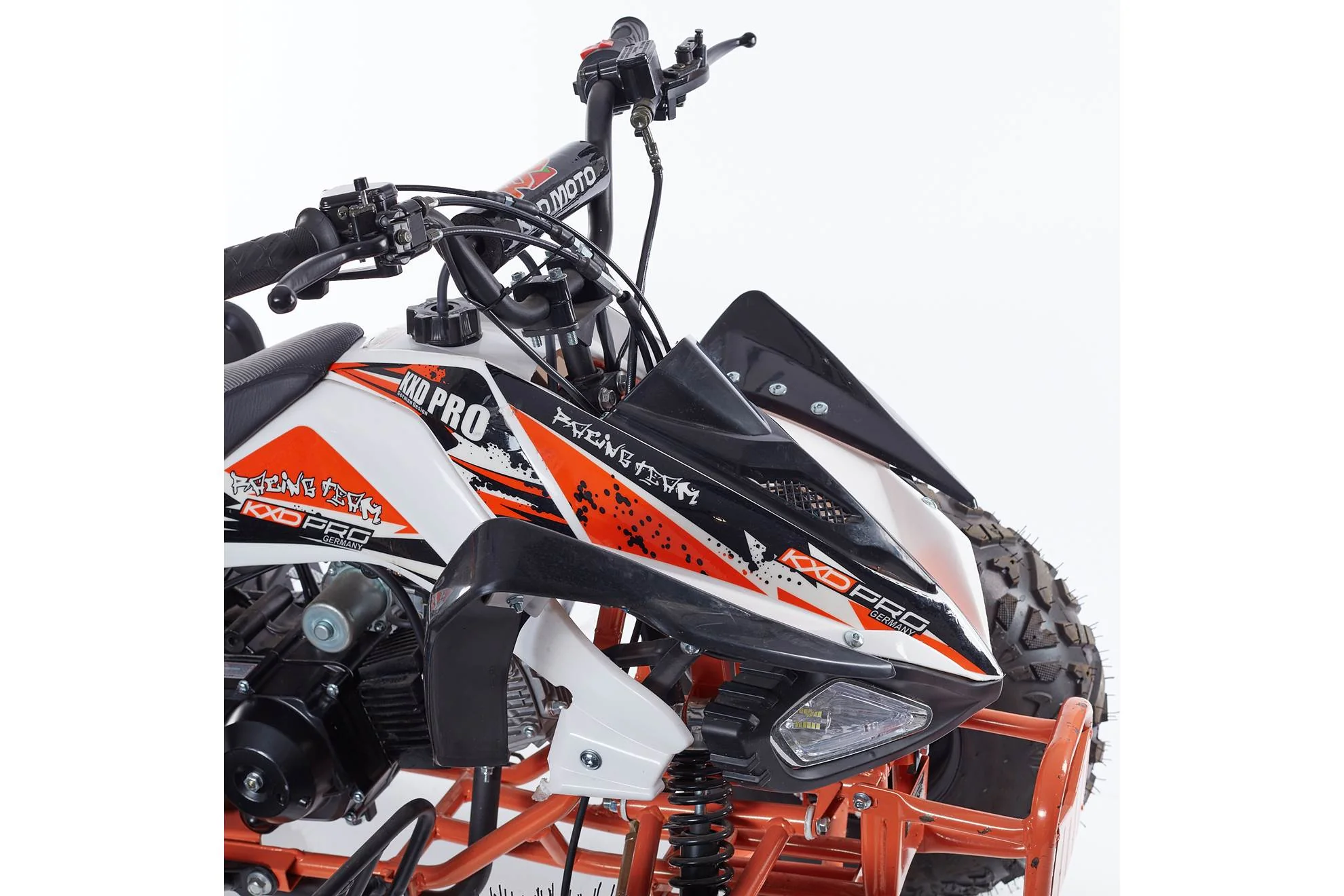 ZTech New Scorpion Pro R7 Nuovo Quad 125cc Non Omologato - Nero/Arancio Pronta Consegna - immagine 3