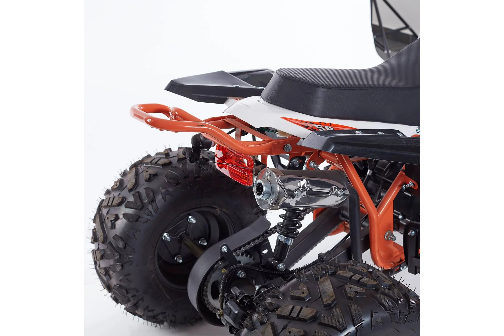 ZTech New Scorpion Pro R7 Nuovo Quad 125cc Non Omologato - Nero/Arancio Pronta Consegna - immagine 6