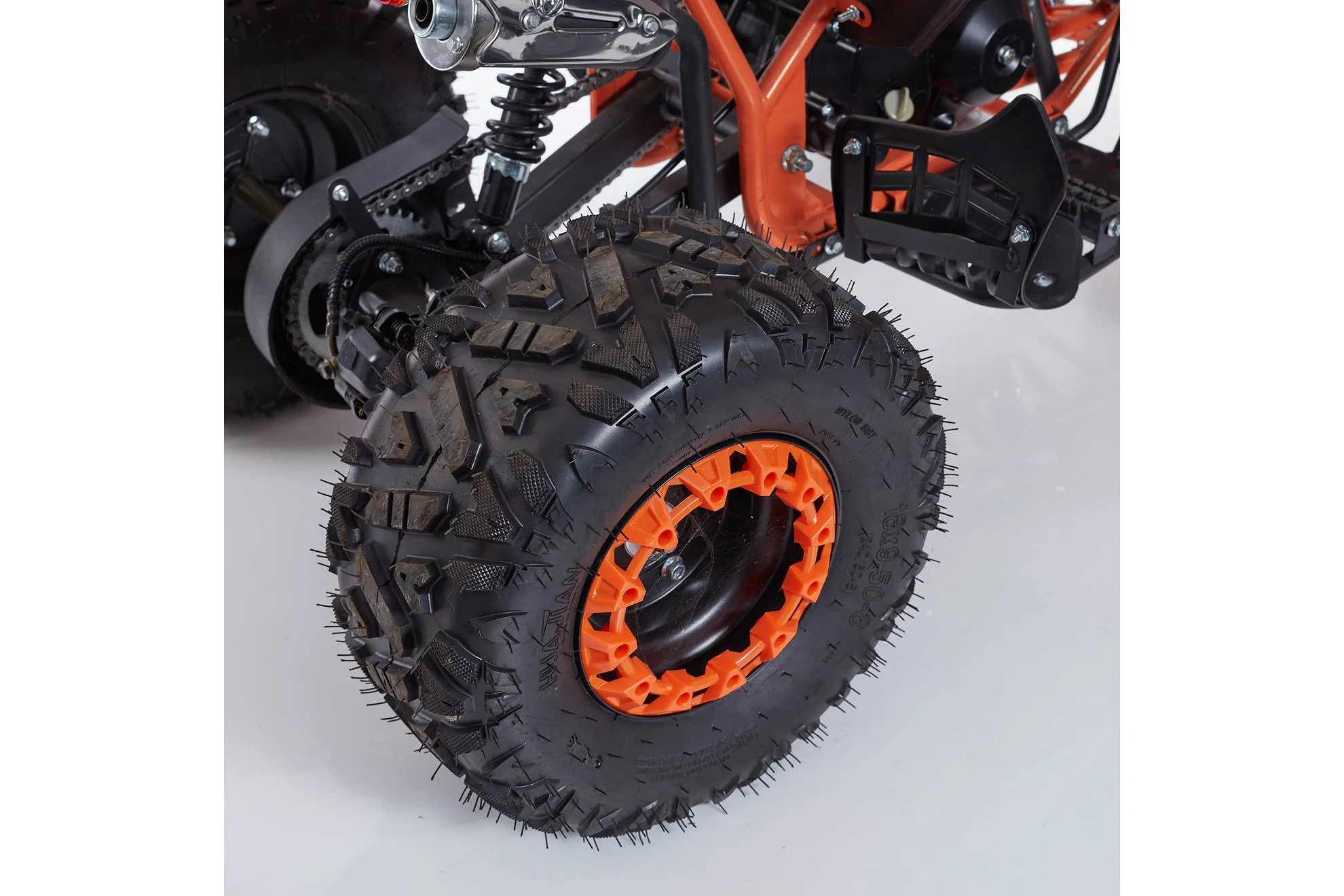 ZTech New Scorpion Pro R7 Nuovo Quad 125cc Non Omologato - Nero/Arancio Pronta Consegna - immagine 7