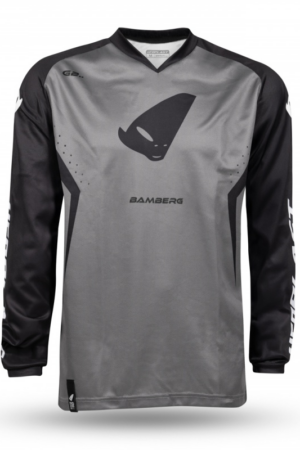Maglia Motocross Ufo Plast Bamberg Grey Black Taglia M