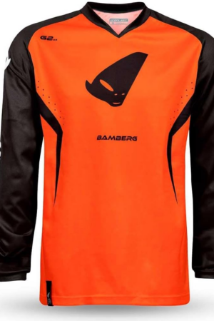 Maglia Motocross Ufo Plast Bamberg Orange Black Taglia L