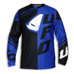 Maglia Motocross Ufo Plast Cluster Blue Black Taglia M