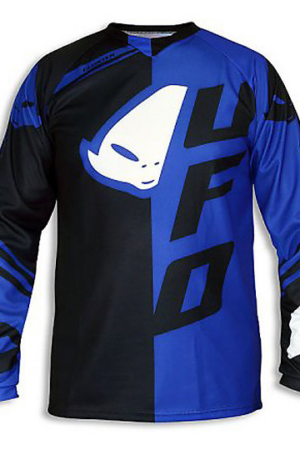 Maglia Motocross Ufo Plast Cluster Blue Black Taglia L