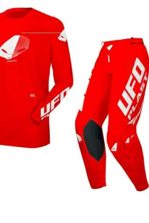 Completo Motocross Enduro Ufo Plast Radial Rosso