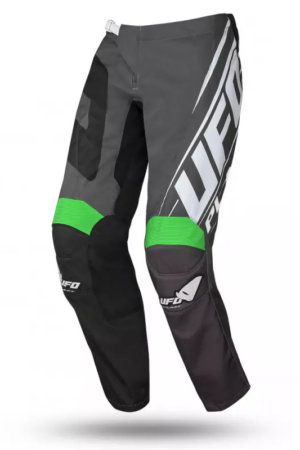 Pantalone Motocross Ufo Plast Vanadium Black Grey Green Tg 48